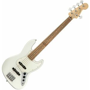 Fender Player Series Jazz Bass V PF Polar White kép