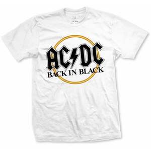 AC/DC Ing Back in Black Unisex White L kép