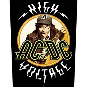 AC/DC Back Patch High Voltage Tapasz kép