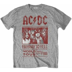 AC/DC Ing Highway to Hell World Tour 1979/1981 Unisex Grey M kép