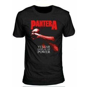 Pantera Ing Unisex Vulgar Display of Power Red Unisex Black S kép