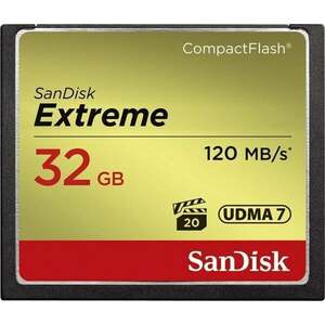 SanDisk Extreme CompactFlash 32 GB SDCFXSB-032G-G46 CompactFlash 32 GB Memóriakártya kép