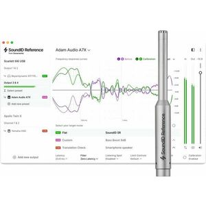 Sonarworks SoundID Reference for Speakers & Headphones with Measurement Microphone Mérési mikrofon kép