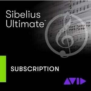 AVID Sibelius Ultimate 1Y Subscription (Digitális termék) kép