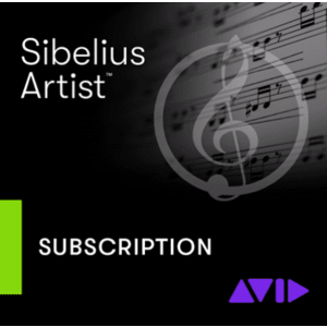 AVID Sibelius 1Y Subscription (Digitális termék) kép