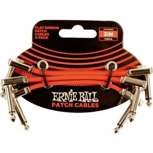 Ernie Ball Flat Ribbon Patch Cable Piros 7, 5 cm Pipa - Pipa kép