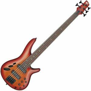 Ibanez SRD905F-BTL Brown Topaz Burst Low Gloss Fretless basszusgitár kép