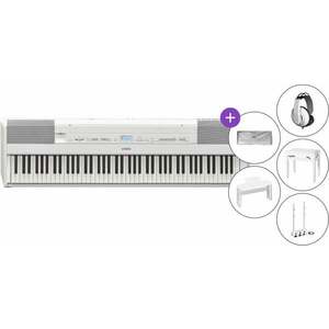 Yamaha P-525WH Deluxe SET Színpadi zongora White kép