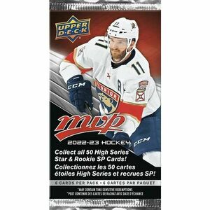 2022/23 Upper Deck MVP Hockey Retail Kártyacsomag kép