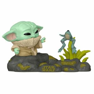 POP! Grogu with Frog (Star Wars The Mandalorian) Deluxe Kiadás kép