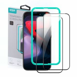 ESR Screen Protector 2x üvegfólia iPhone 15 Pro, fekete kép