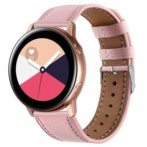 BStrap Leather Italy szíj Samsung Galaxy Watch 3 41mm, pink (SSG012C0301) kép