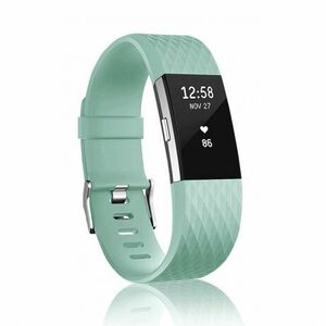 BStrap Silicone Diamond (Small) szíj Fitbit Charge 2, light teal (SFI002C33) kép