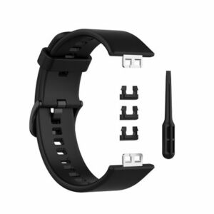BStrap Silicone szíj Huawei Watch Fit, black (SHU005C01) kép