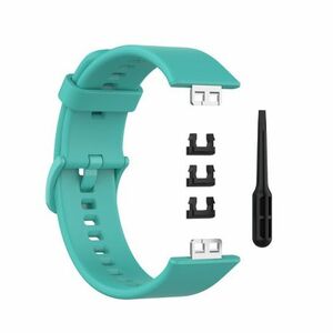 BStrap Silicone szíj Huawei Watch Fit, teal (SHU005C05) kép