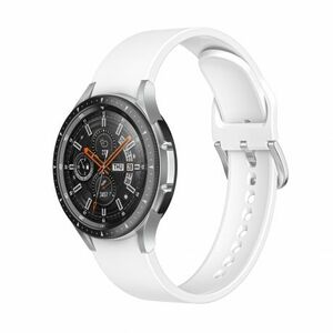 Bstrap Silicone szíj Samsung Galaxy Watch 4 / 5 / 5 Pro / 6, white (SSG017C02) kép