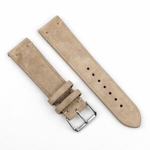 BStrap Suede Leather szíj Samsung Galaxy Watch Active 2 40/44mm, beige (SSG020C03) kép