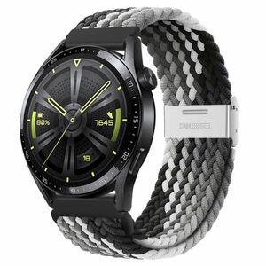 BStrap Elastic Nylon 2 szíj Samsung Galaxy Watch Active 2 40/44mm, black qiao (SSG026C07) kép