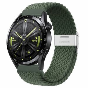 BStrap Elastic Nylon 2 szíj Samsung Gear S3, olive green (SSG027C05) kép