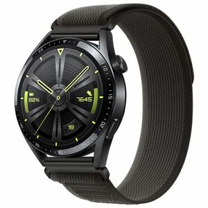 BStrap Velcro Nylon szíj Huawei Watch GT2 Pro, black (SSG029C0107) kép