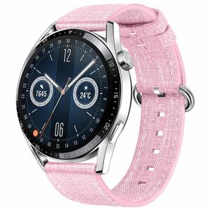 BStrap Denim szíj Huawei Watch GT/GT2 46mm, pink (SSG031C0703) kép