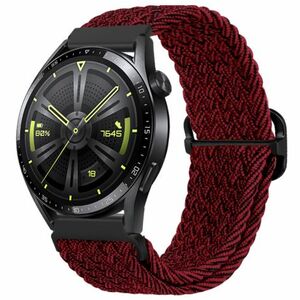 BStrap Braid Nylon szíj Huawei Watch GT3 42mm, red black (SSG034C0308) kép