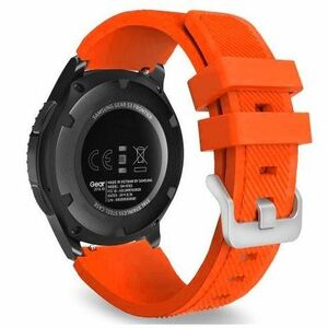 BStrap Silicone Sport szíj Samsung Galaxy Watch 3 45mm, grep orange (SSG006C2601) kép