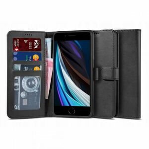 Tech-Protect Wallet könyv tok iPhone 7 / 8 / SE 2020 / 2022, fekete kép