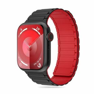 Tech-Protect Iconband Magnetic szíj Apple Watch 42/44/45/49mm, black/red kép