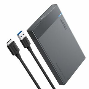 Ugreen US221 külző box SSD disk 2.5'' SATA USB 3.2 - micro USB , fekete kép