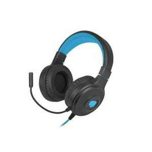 Fury WARHAWK RGB mikrofonos gamer fejhallgató, fekete-kék kép