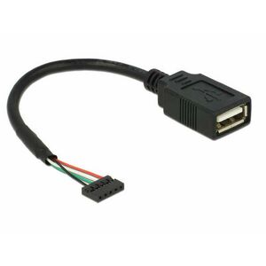 Delock USB 2.0-s csatlakozóhüvellyel ellátott kábel, 2, 00 mm, 5 t... kép