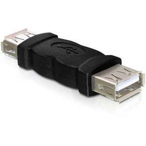 Delock Adapter nemváltó USB-A anya - USB-A anya kép
