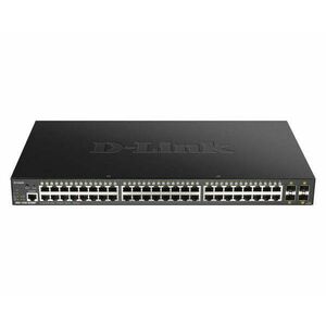 D-Link DGS-1250-52XMP hálózati kapcsoló Vezérelt L3 Ethernet-áram... kép