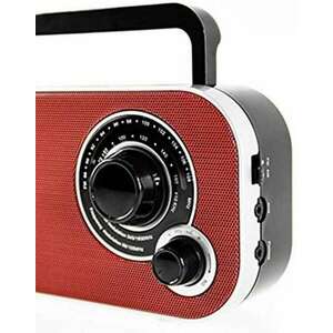 Camry CR1140R 3.5 mm Jack, AM/FM piros-fekete rádió kép