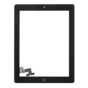 Érintőpanel Ipad 2 (A1395, A1396, A1397) Fekete Címkét És Home kép