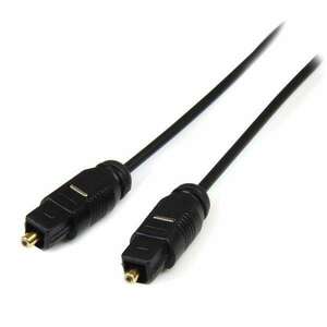 Startech - Thin Toslink Digital Optical SPDIF Audio Cable - 4, 6M kép