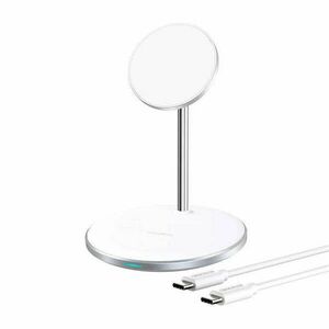 Choetech T581-F wireless charger with stand (white) kép