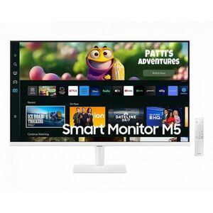 32" Samsung Smart M5 LCD monitor (LS32CM501EUXDU) kép