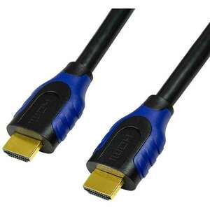 Logilink HDMI-kábel, A/M-A/M, 4K/60 Hz, fekete/kék, 2 m kép