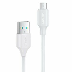 Joyroom kábel USB-A - Micro USB 480Mb / s 2.4A 0.25m fehér (S-UM018A9) kép