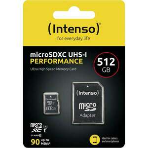 512GB Intenso - MicroSD - PERFORMANCE kép