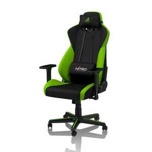 Nitro Concepts S300 Atomic Green gaming szék fekete-zöld (NC-S300-BG) kép