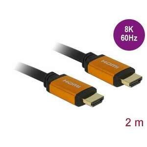 DeLock Ultra High Speed HDMI Cable 48 Gbps 8K 60 Hz 2m 85729 kép