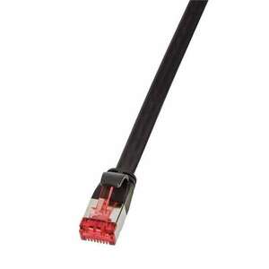 Logilink U/FTP SlimLine lapos patch kábel, Cat.6A, 3m, fekete (CF... kép