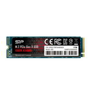 Silicon Power SSD - 1TB A80 (r: 3400 MB/s; w: 3000 MB/s, NVMe 1.3 t... kép