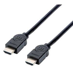 Manhattan Kábel - HDMI to HDMI ( 4K@30Hz, 3D, Shielded, 1.5m, Fekete) kép