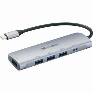 Sandberg USB-C tartozék, USB-C to 4 x USB 3.0 Hub SAVER kép