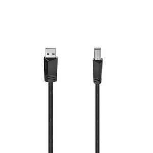 Hama Fic A-B USB Kábel 1.5m, Fekete kép