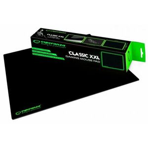 Esperanza Classic Maxi egérpad 800x240x3mm, Fekete/Zöld kép